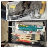 PAINT ROLLERS, BRUSHES, TRAYS.ETC