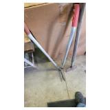 garden edger, shears