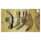 4 CLAW HAMMER HEADS