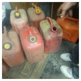 7 gas cans