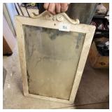 FRAMED MIRROR 27' X 16 1/2'