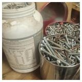3 tubs- misc screws