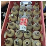 25 pop shoppe bottles w/case