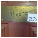 33'x81' 6 panel wood door