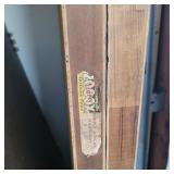 2 mohogony doors 32'x80'