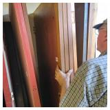 1-24'x80' hollow door, 4- 36'x80' hollow doors