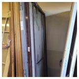 3 aluminum screen doors