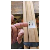 45' L  wood pcs