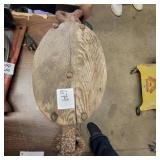 ANTIQUE WOODEN PULLEY