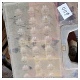 2 BLACK BOXES OF NAILS, SCREWS, ETC