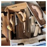 BOX OF CONCERT TROWELS ETC