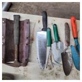 garden tools, etc