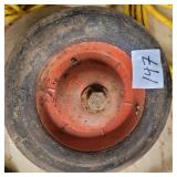 2 LAWN MOWER WHEELS