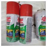 3 cans- zaip wax car wash