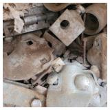 ASSORTED GALVANIZED FENCE BRACKETS