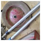LAWN MOWER WHEEL, WINDSHEILD BRUSHES, ETC