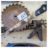 SAW BLADE, CAULKING GUN, KEY HOLE SAW