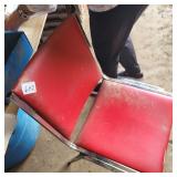 2 RED CHAIRS