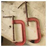 2- 6' c clamps