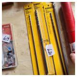 5 LONG DRILL BITS