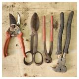 lot- metal snips, etc