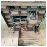 nut & bolt bin w/contents