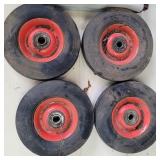 4 DOLLY WHEELS