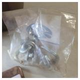 PAIL OF BATTERY CABLES & LINK JOINERS