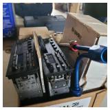 BOX 2 RADIO CASSETTE PLAYERS, FUEL BLOCK, ETC