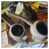 2 OIL CANS
