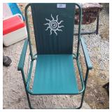 GREEN FOLDING CHAIR