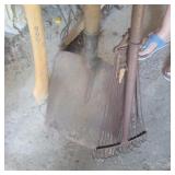 SHOVEL, RAKE ETC