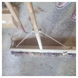 PUSH BROOM & GARDEN RAKE