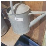 2 GALVANIZED WATERING CANS