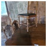 DINING ROOM TABLE & 6 CHAIRS