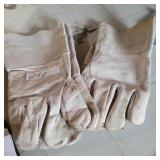 2 PAIR LEATHER WELDING GLOVES