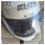 LARGE HJC HELMET - WHITE