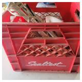 MILK CRATE & CONTENTS