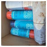 3 CANS PAINT ETC