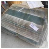 GREEN & WHITE STRIPED CAMPER AWNING