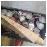 BLACK BASKET OF SHOP SUPPLIES