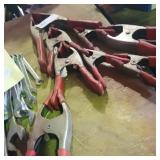 8 ASSORTED CLAMPS