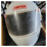 7 1/2 WHITE SIMPSON HELMET