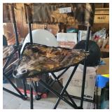 PAIR OF FOLDING HUNTING CHAIRS