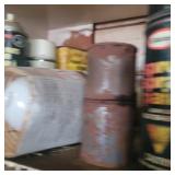 SHELF SPRAY CANS ETC
