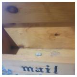 WOOD MAILBOX