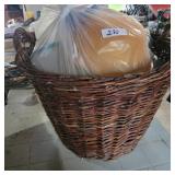 WICKER BASKET ETC