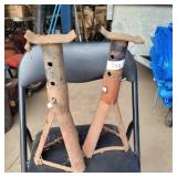 2 HOMEMADE AXLE STANDS