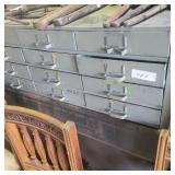 12 DRAWER METAL CABINET