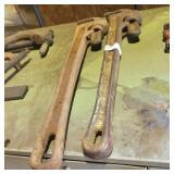 2 LARGE PIPE WRENCHES